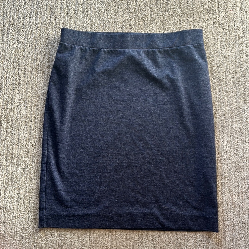 Denim look skirt